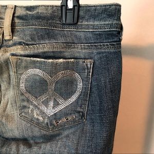 Vintage BEBE Ripped Jeans
